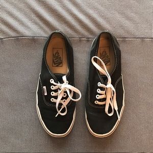 Authentic Black Vans